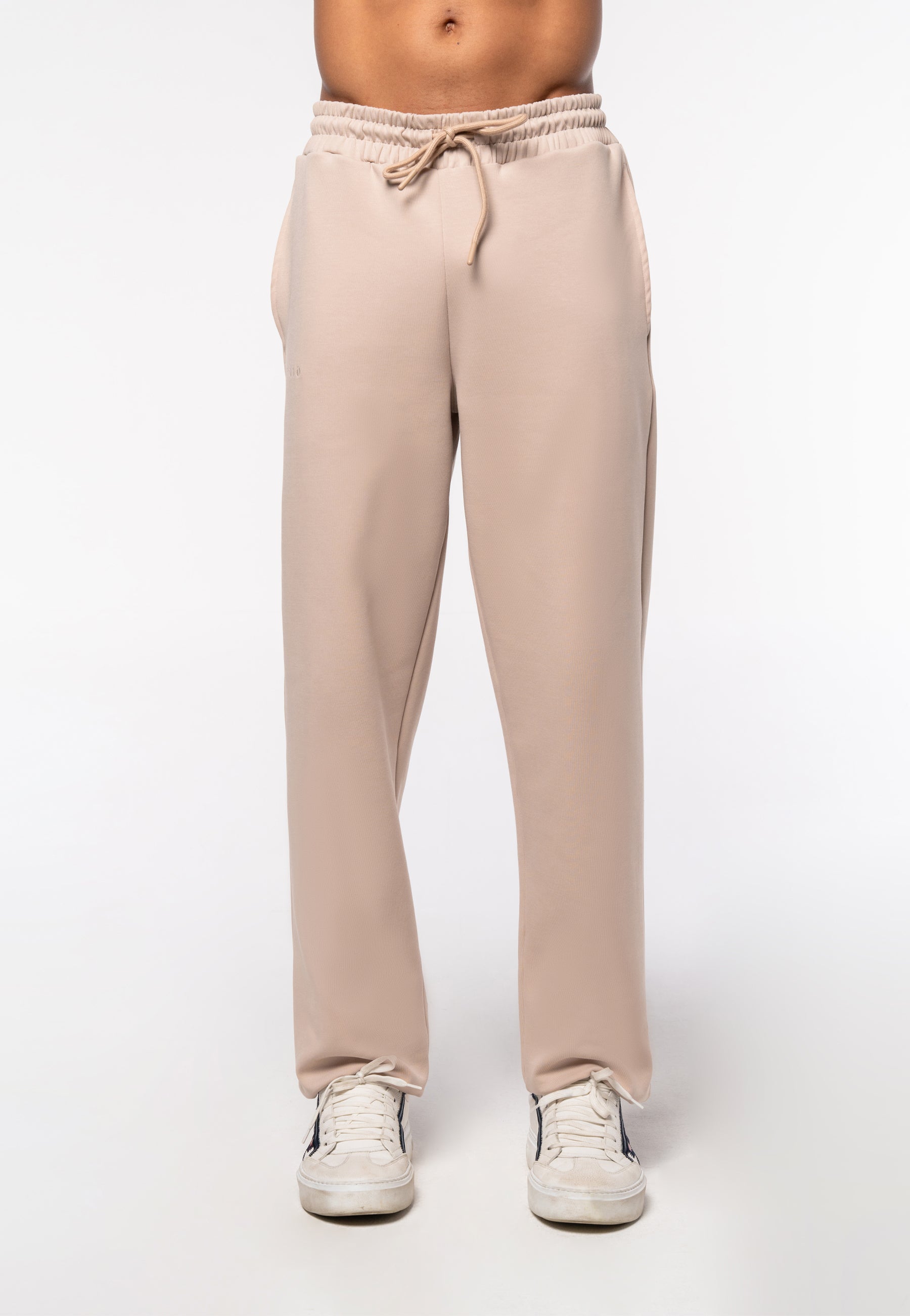Unisex Straight-Leg Pants / Beige