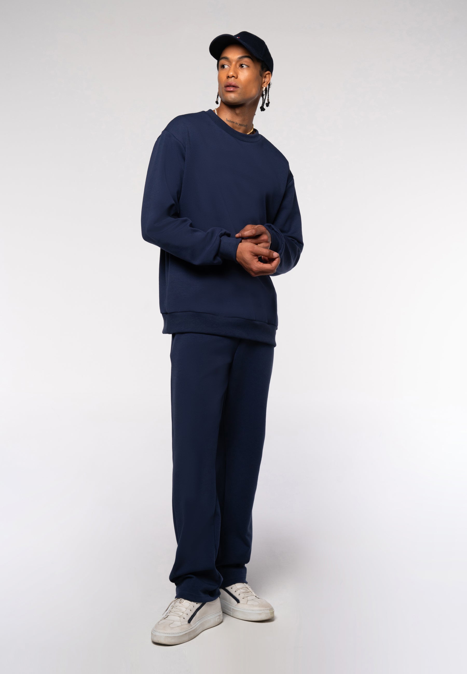 Unisex Straight-Leg Pants / Navy