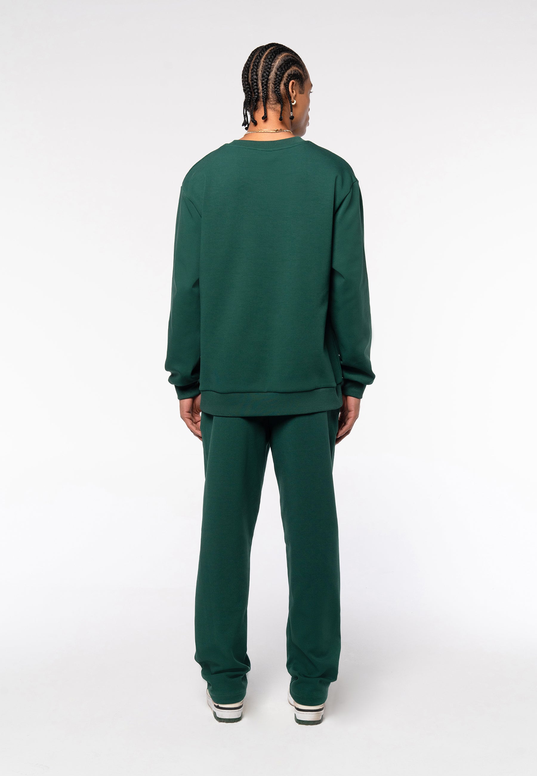 Unisex Straight-Leg Pants / Dark Green
