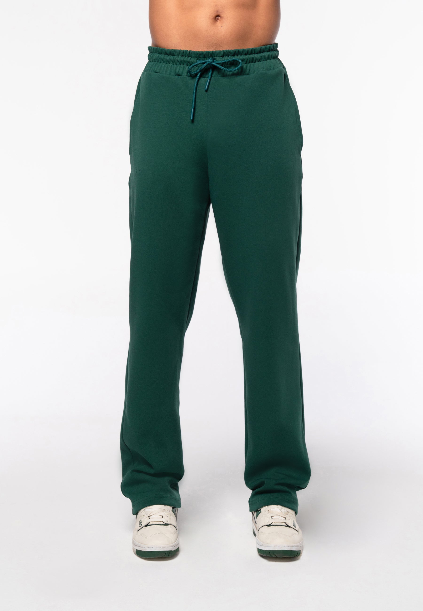 Unisex Straight-Leg Pants / Dark Green