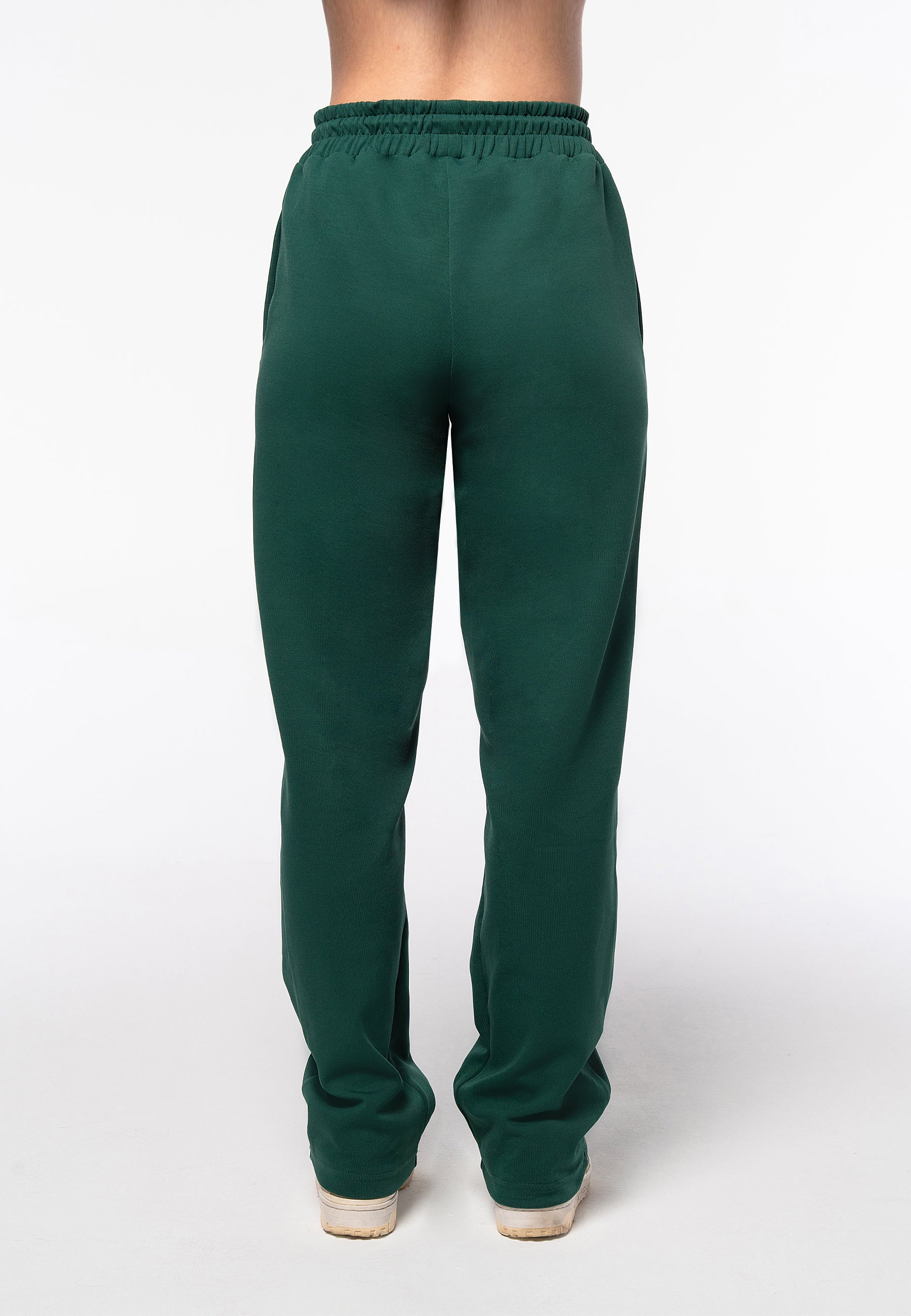 Unisex Straight-Leg Pants / Dark Green