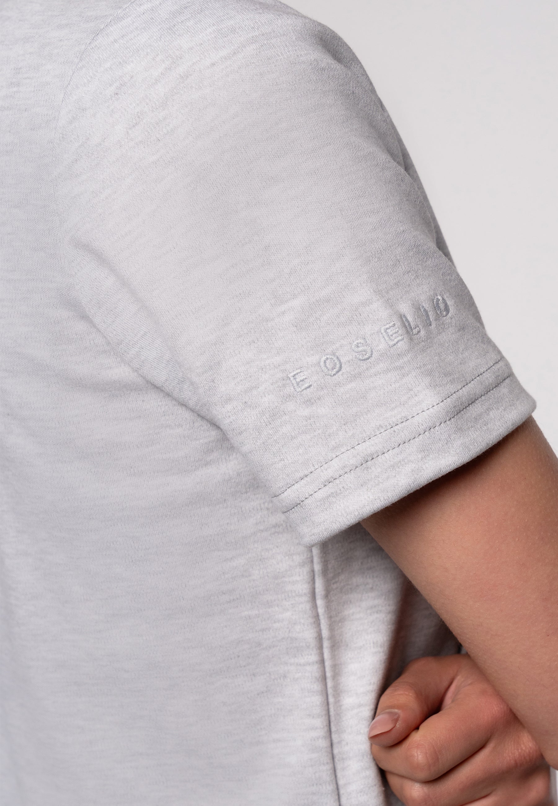 Sudadera con capucha extragrande Elevate - Gris aireado