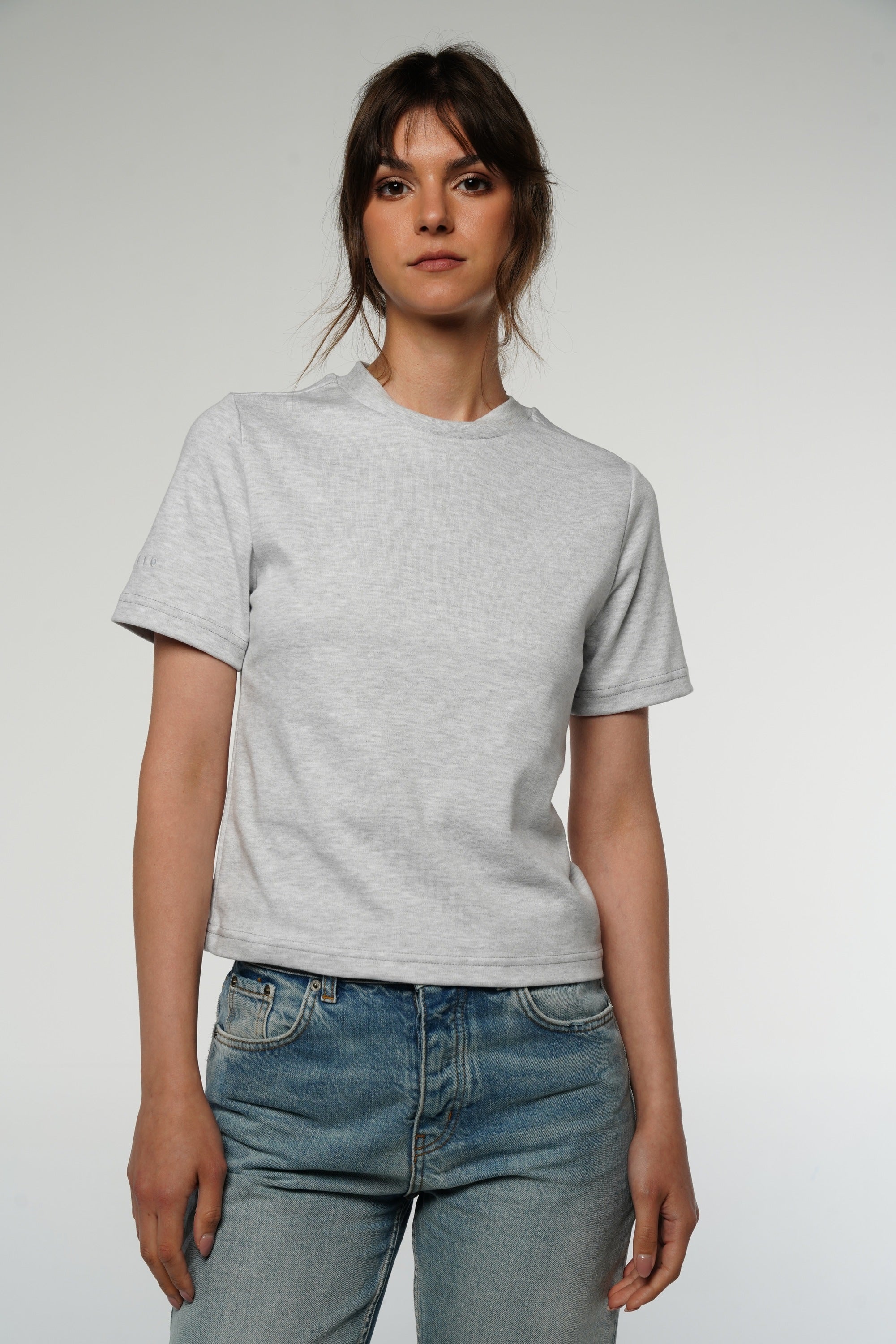 Sudadera con capucha extragrande Elevate - Gris aireado