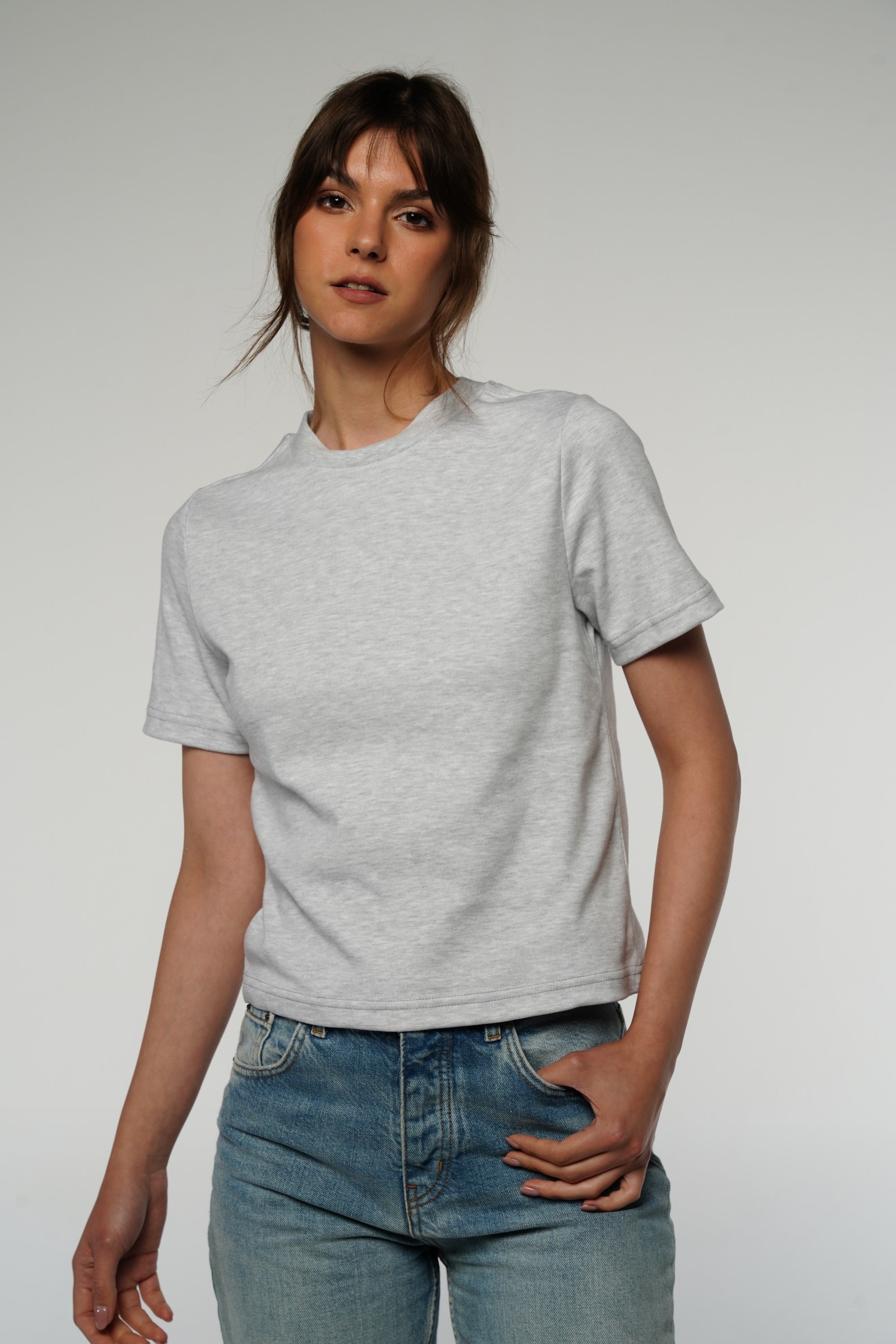 Sudadera con capucha extragrande Elevate - Gris aireado