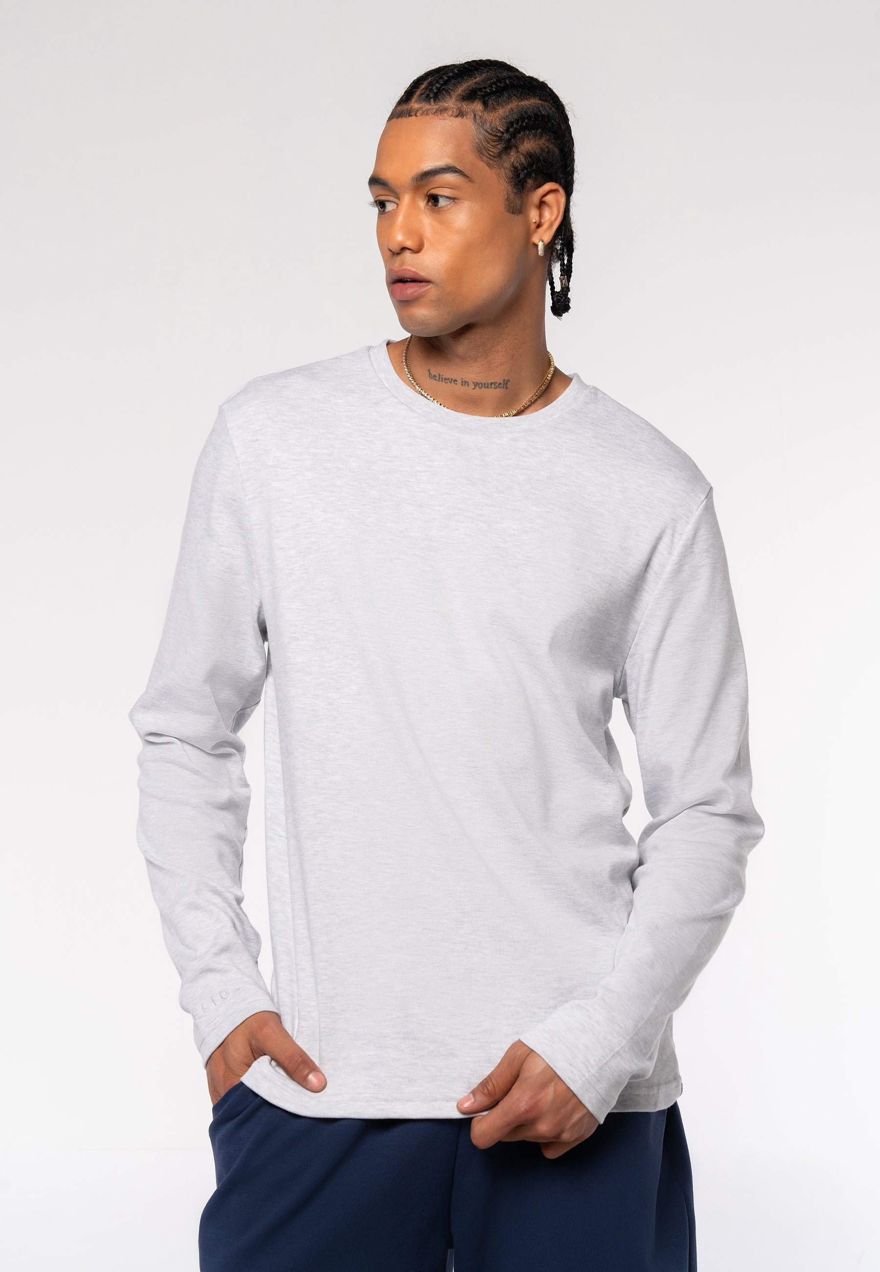Elevate Oversized Hoodie - Luftiges Grau