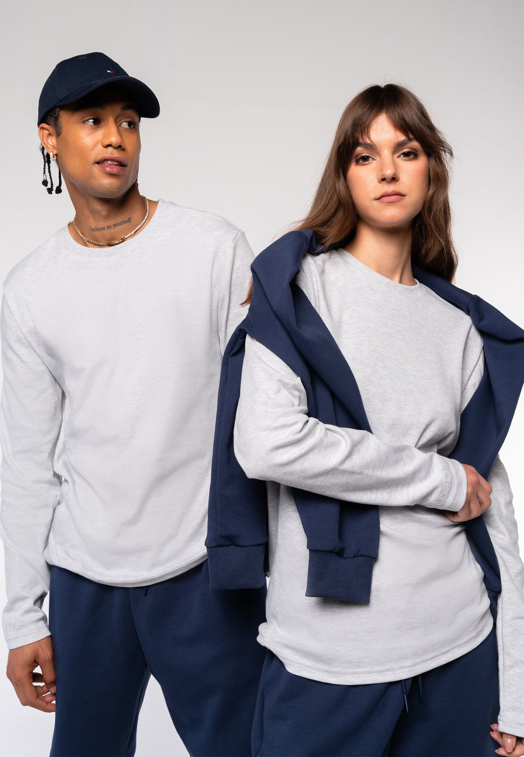 Elevate Oversized Hoodie - Luftiges Grau
