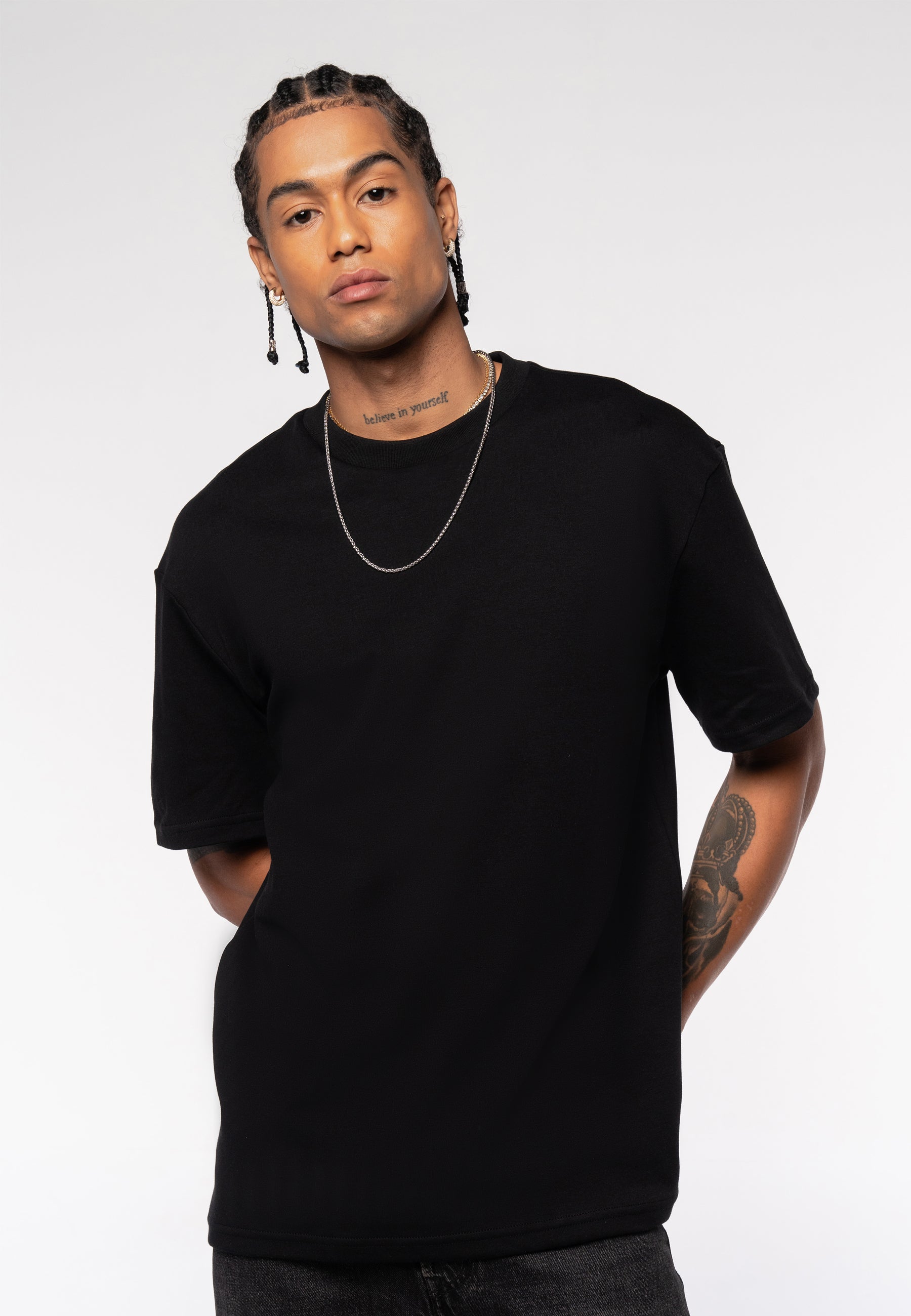 Oversized Heavyweight T-Shirt / Black