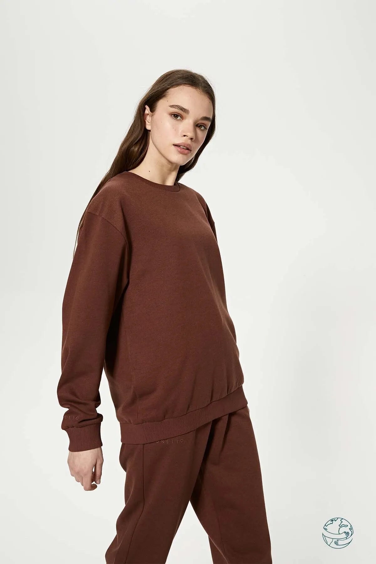 Crewneck Sweatshirt / Mountain Brown