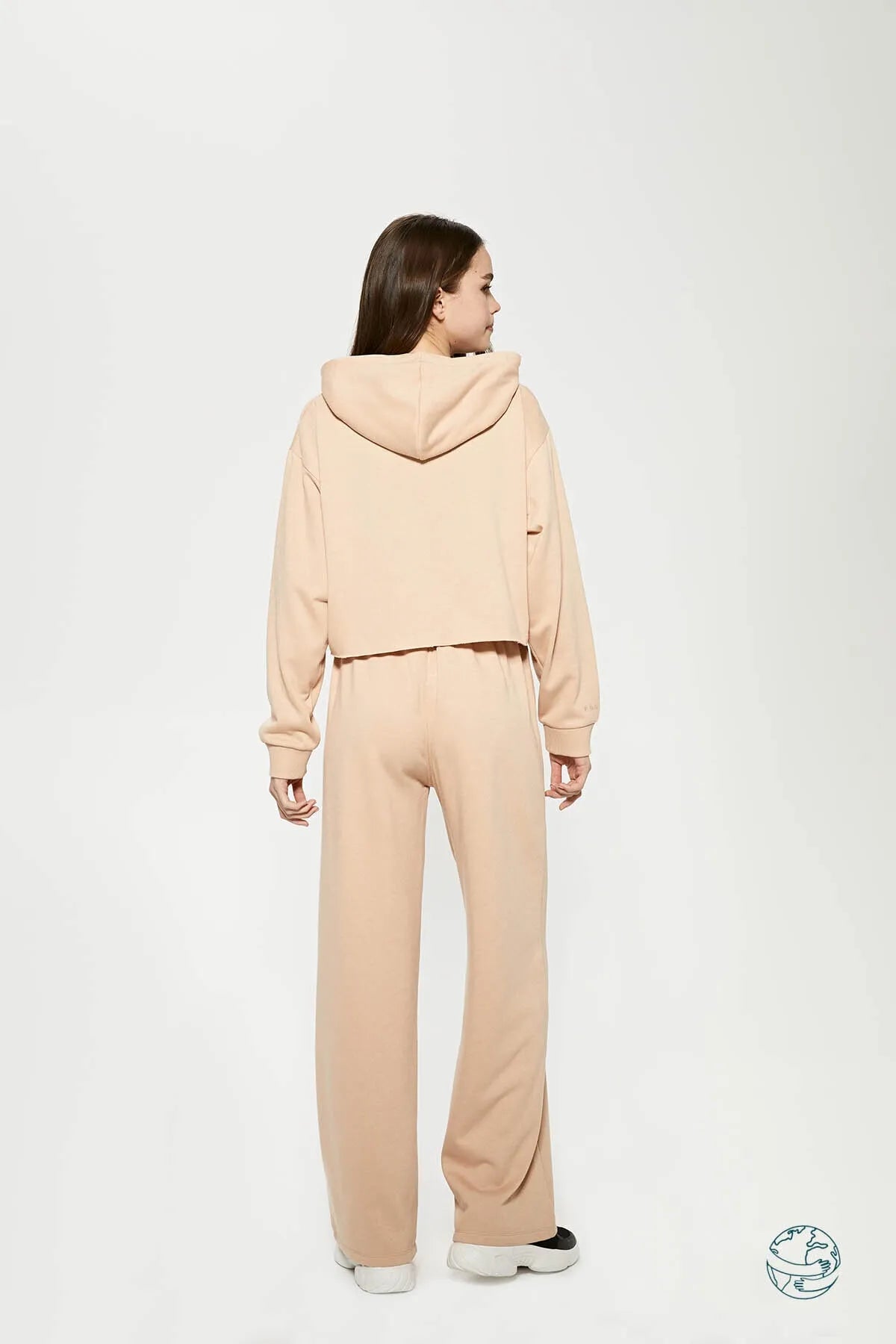 Cropped Hoodie / Desert Cream