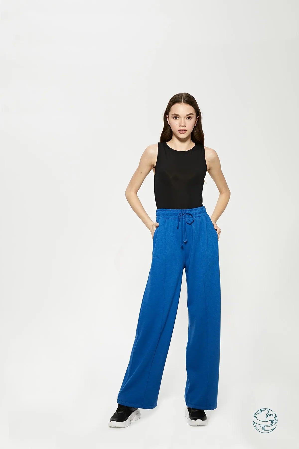 Palazzo Pants for Women / Ocean Blue