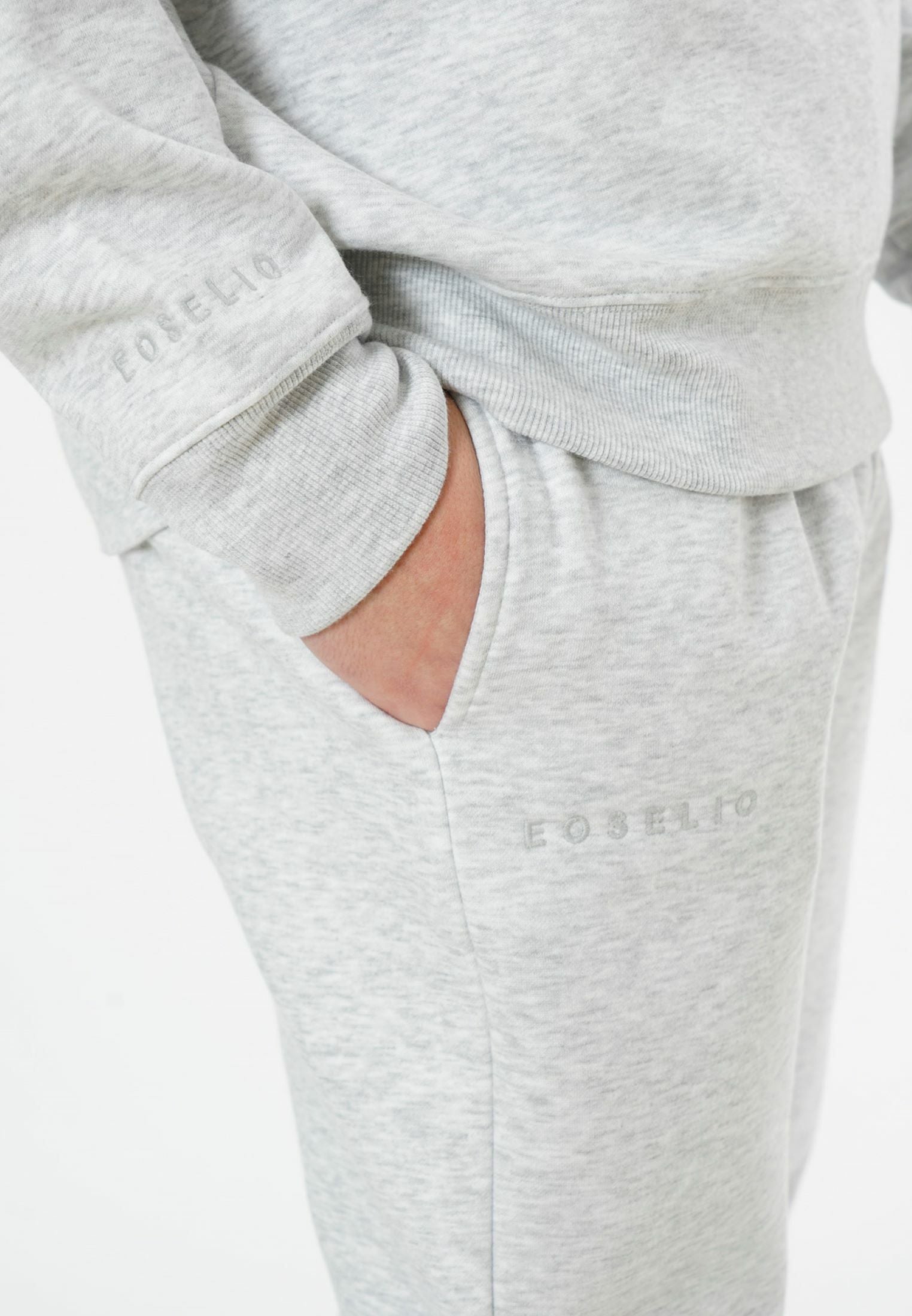 Pantalones deportivos extragrandes Luxe para mujer - Beige
