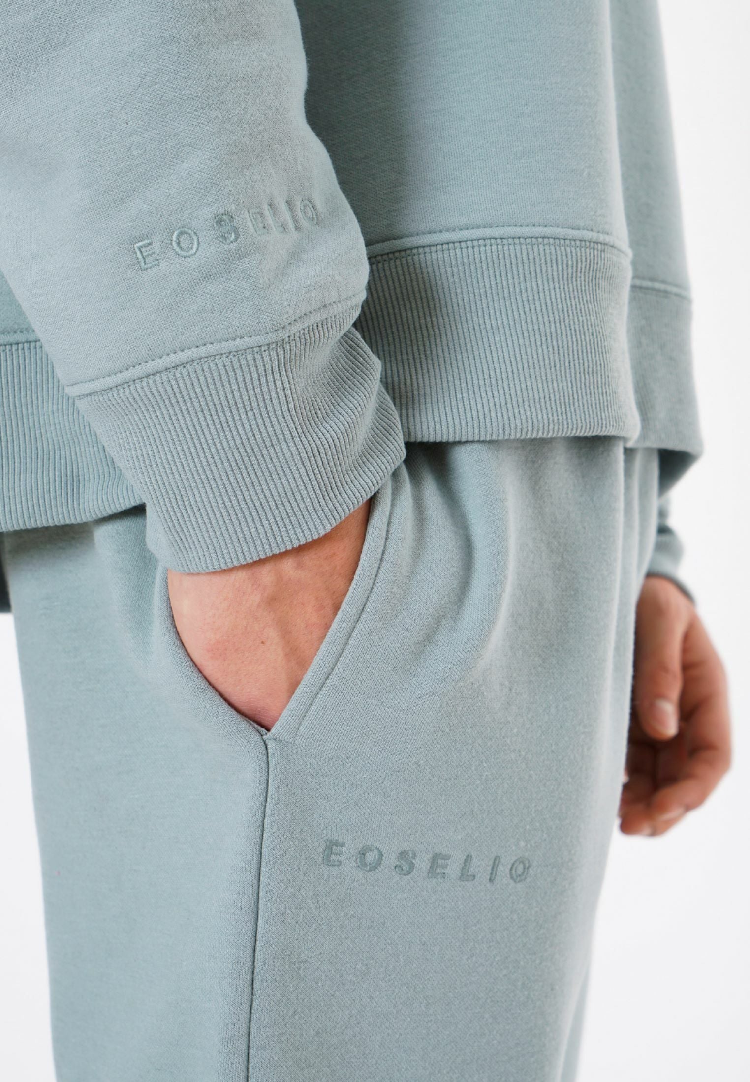 Oversized Crewneck Sweatshirt / Sage Green