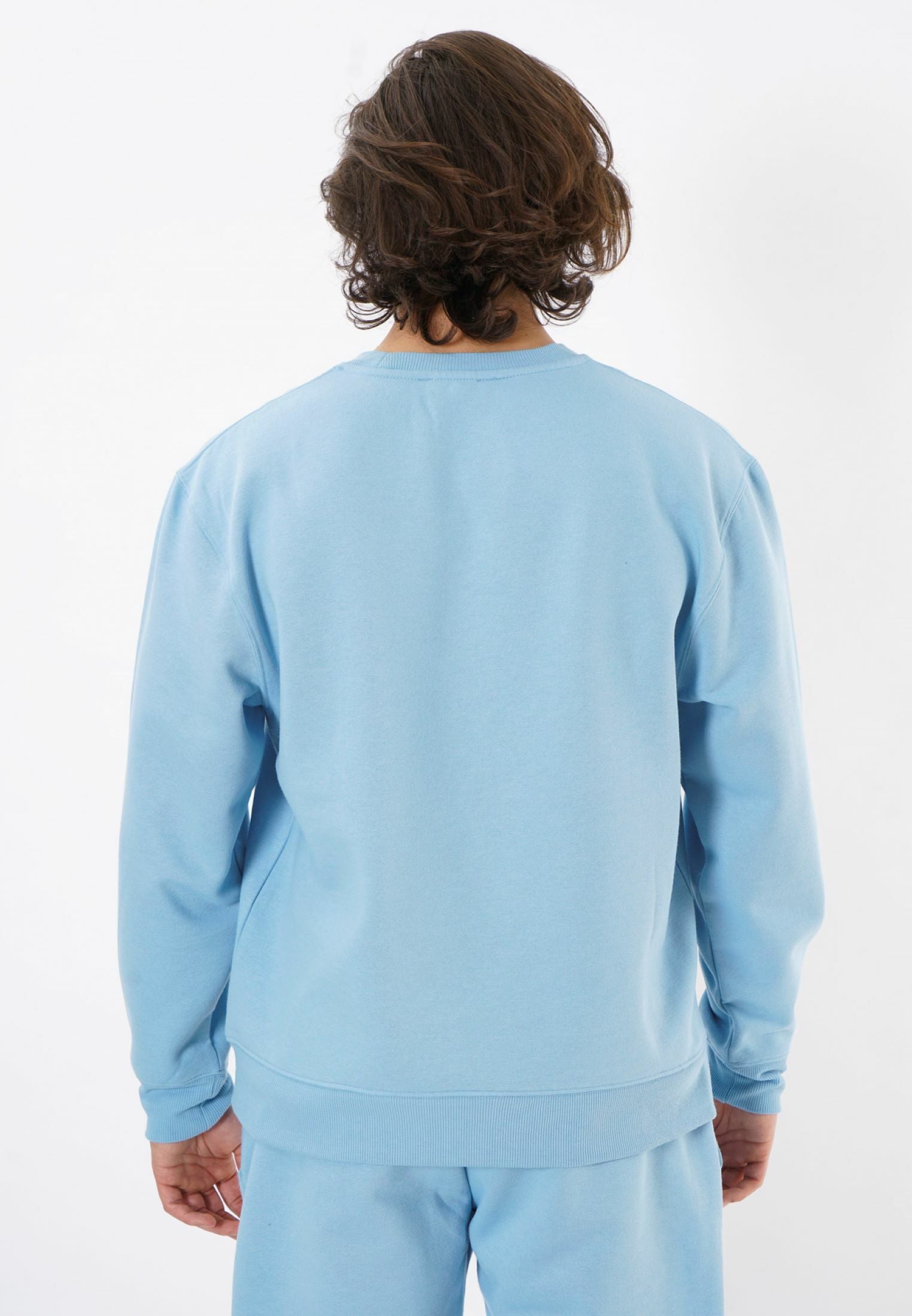 Oversized Crewneck Sweatshirt / Ice Blue