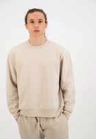 Oversized Crewneck Sweatshirt / Beige