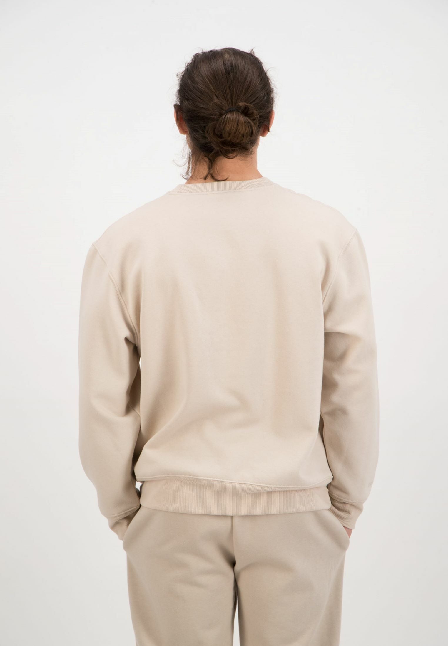 Oversized Crewneck Sweatshirt / Beige