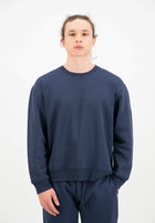 Oversized Crewneck Sweatshirt / Navy
