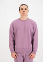 Oversized Crewneck Sweatshirt / Plum