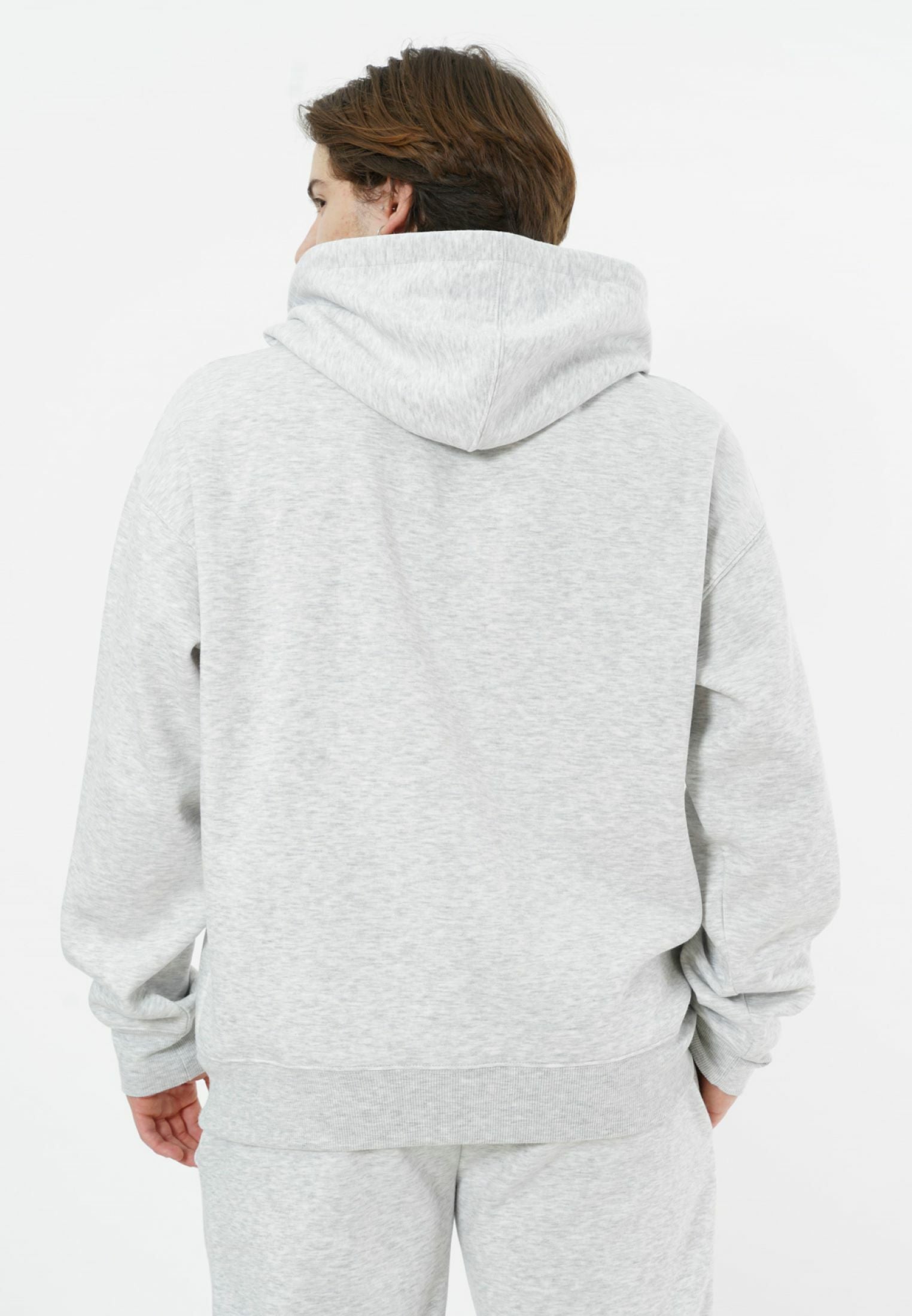Sudadera con capucha extragrande Elevate - Gris aireado