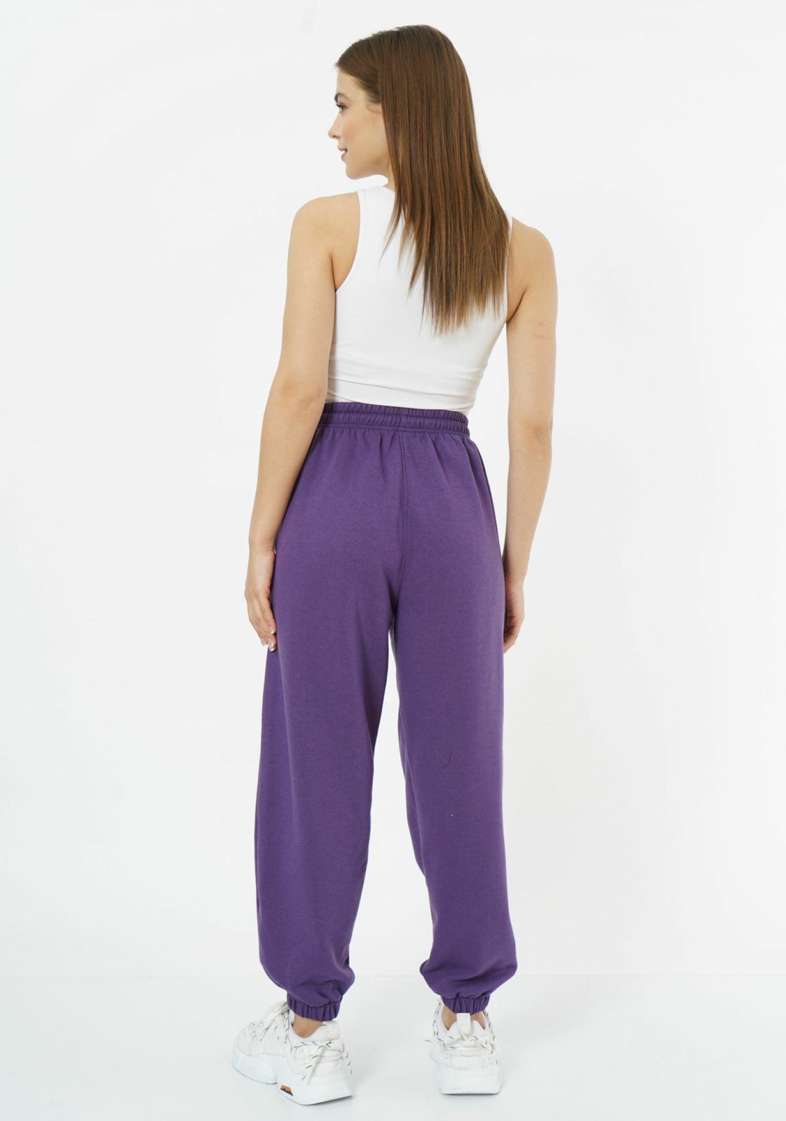 Oversized Sweatpants for Women / Violet