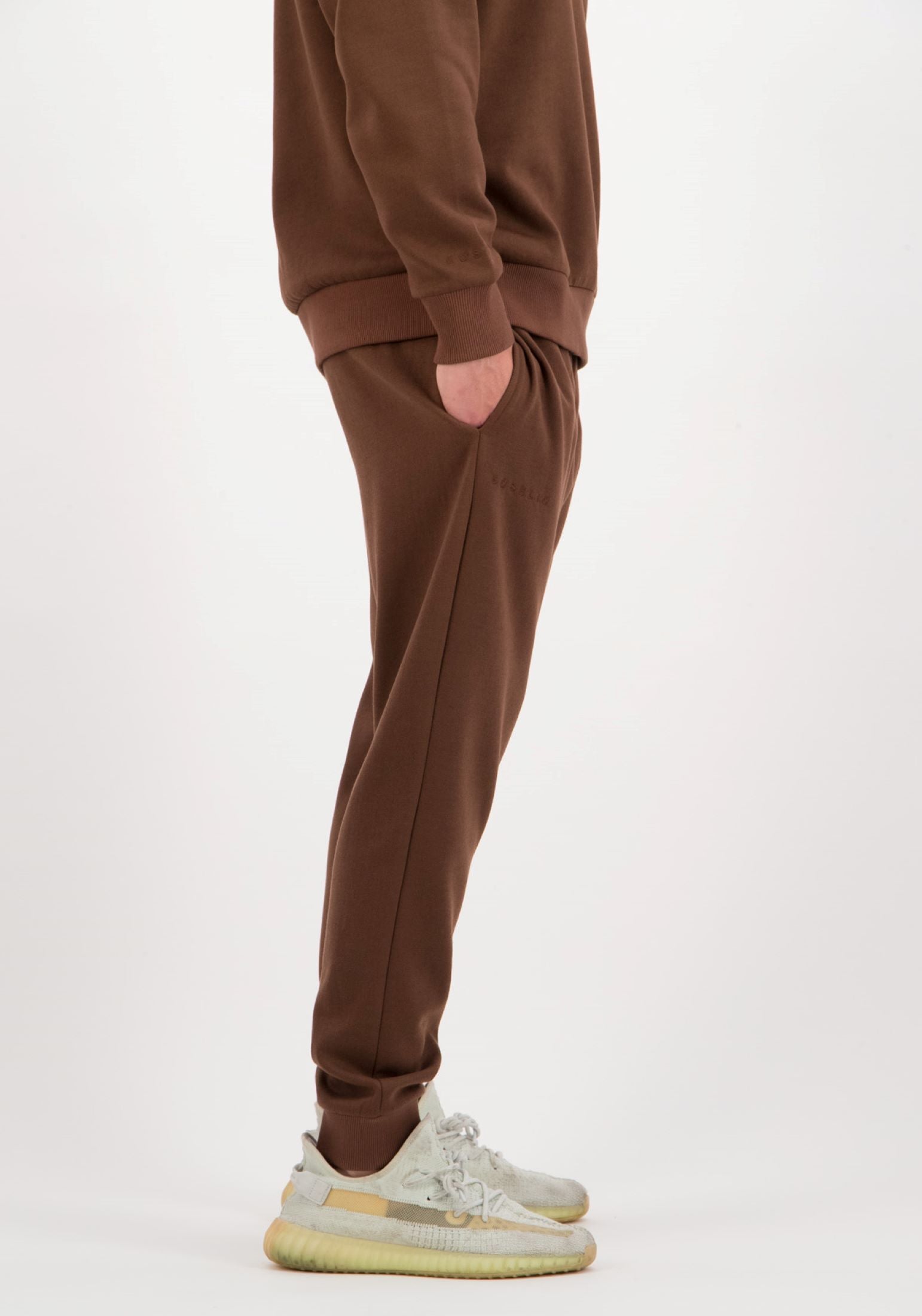 Pantalones deportivos extragrandes Luxe para mujer - Beige