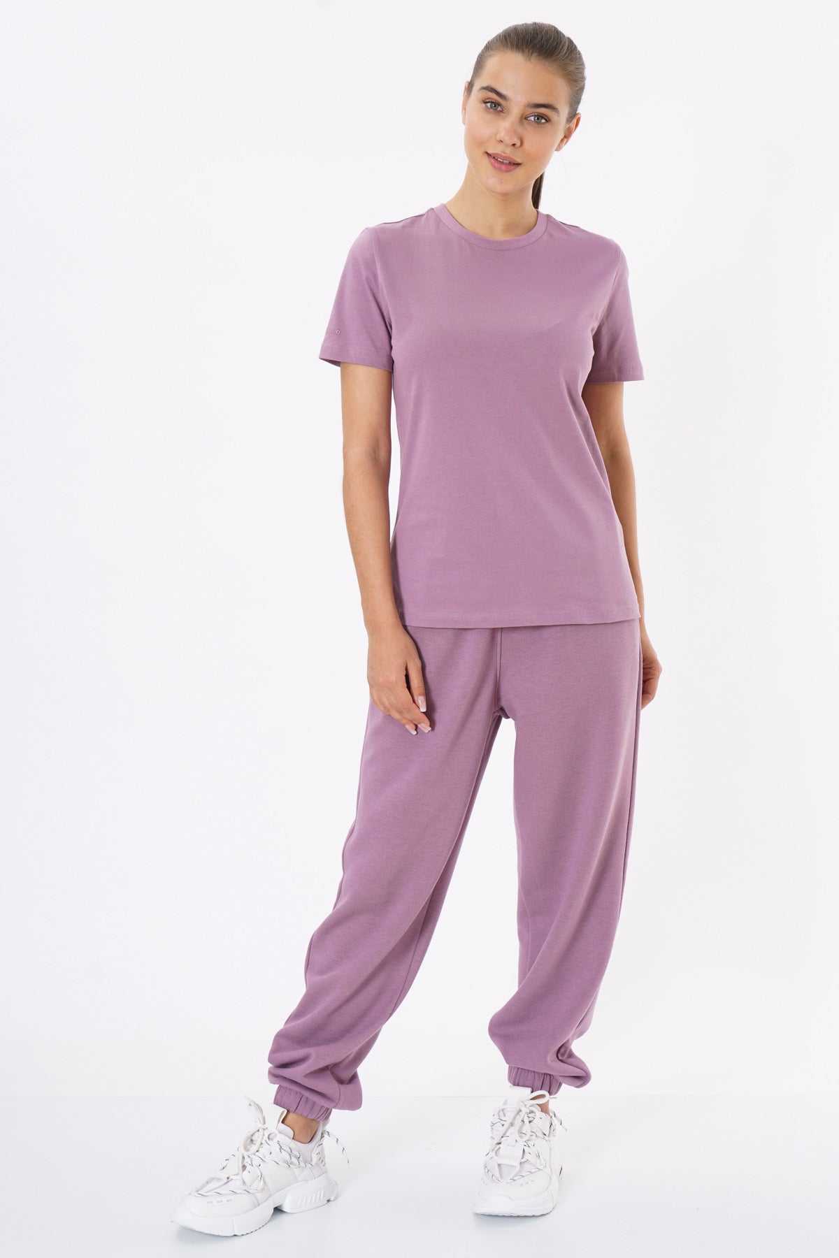Oversized Sweatpants for Women / Plum