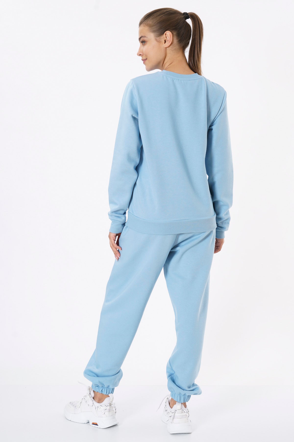 Pantalones de Chándal Oversize para Mujeres / Azul hielo