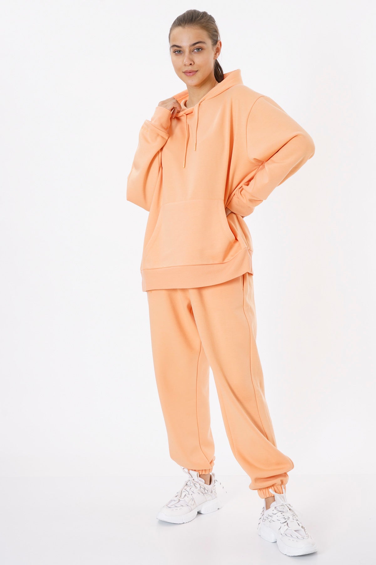 Pantalones de Chándal Oversize para Mujeres / Albaricoque