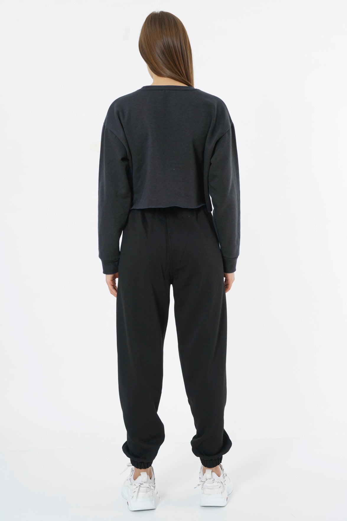 Pantalones de Chándal Oversize para Mujeres / Black